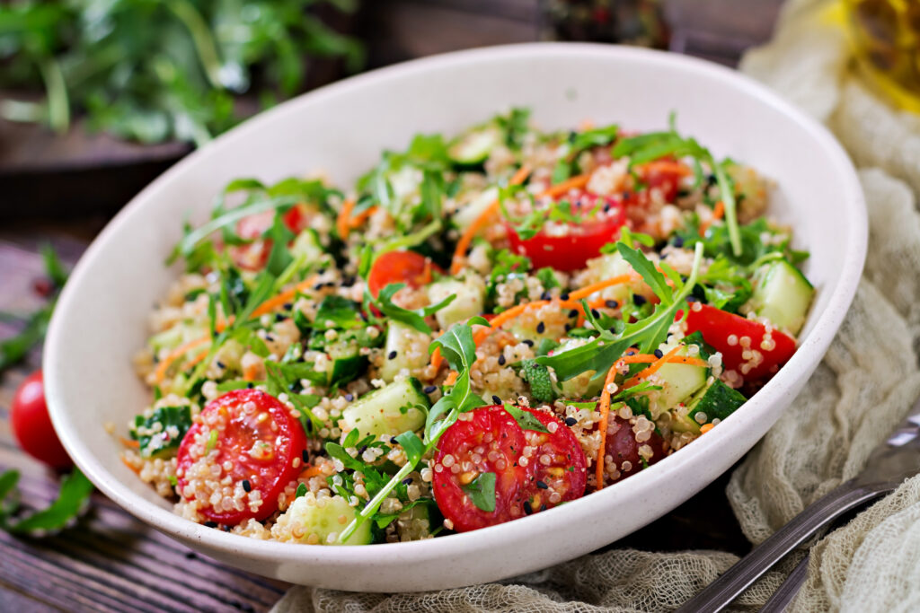 Nourish Your Body with a Quick and Wholesome Quinoa Salad!